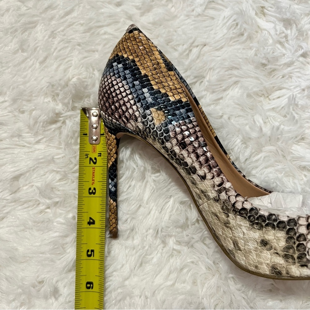 NWOB Steve Madden 8 Vala Snake Print Mobwife Pointed Toe Stiletto Sexy Pumps - Picture 9 of 12